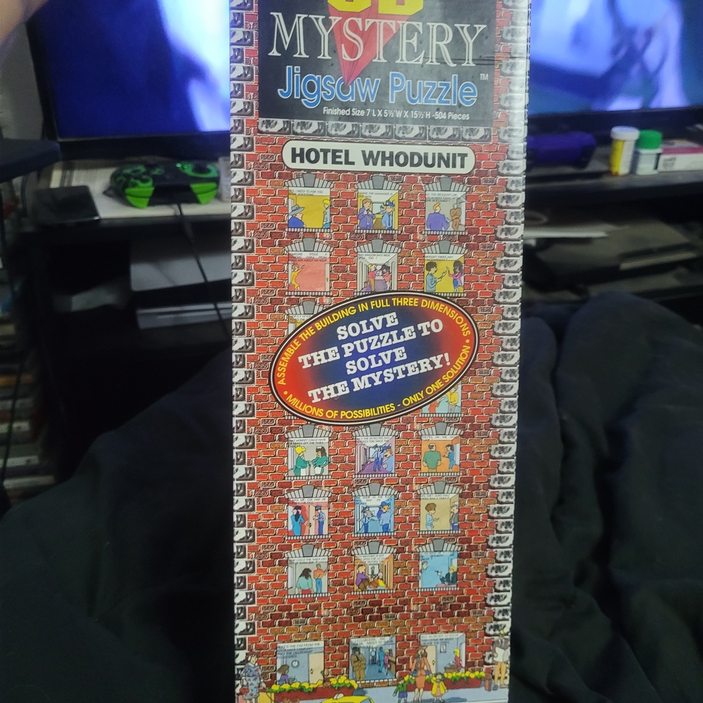 VINTAGE 3D Mystery Jigsaw Puzzle - Hotel Whodunit - Picture 4 of 12